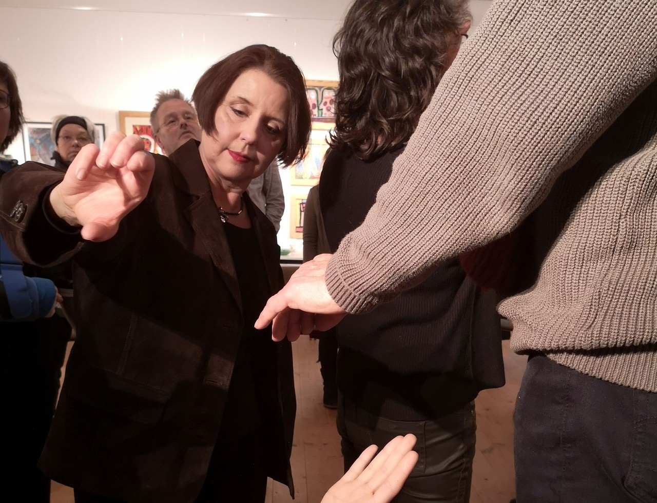 Auftaktveranstaltung des Theaterprojekts im November im Gerbereimuseum Enger