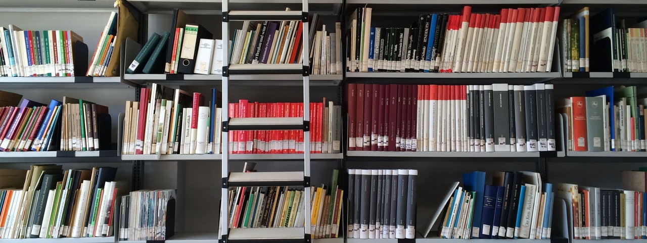 Präsenzbibliothek im WHB. Foto: Birgit Gropp