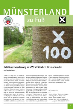 Die neue Broschüre Münsterland zu Fuß X 100