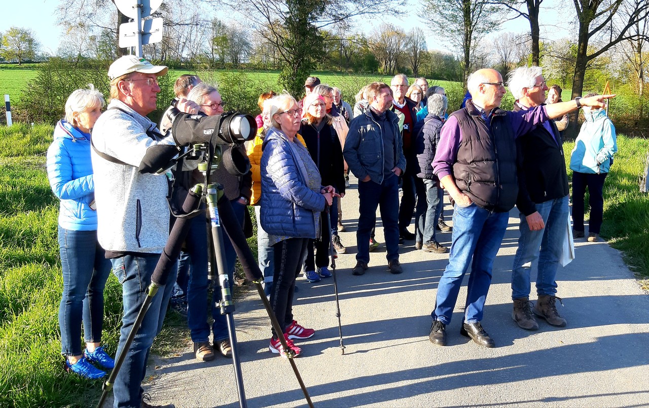 Die Gruppe EXTER 55plus bei der Vogelkunde