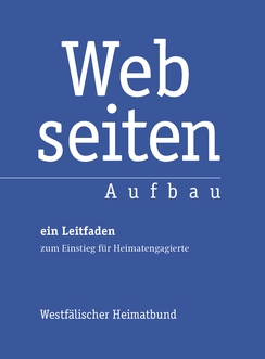 Titelbild der digitalen Handreichung "Webseitenaufbau"