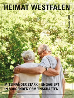 Titel der Ausgabe 1/2025 der Verbandszeitschrift "Heimat Westfalen"