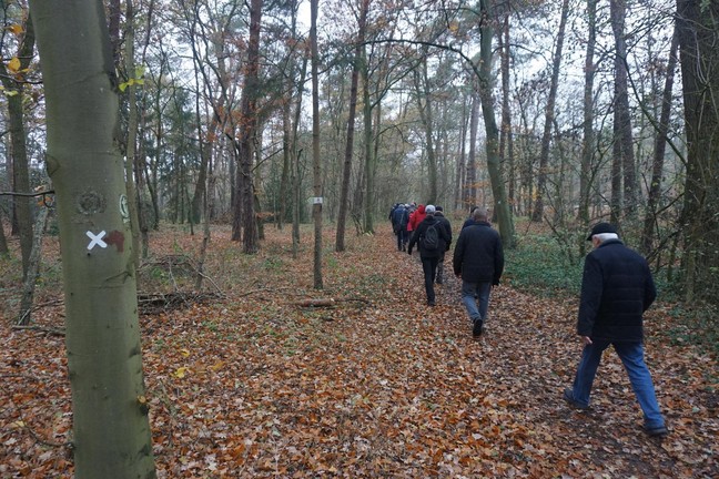 Die Wanderung folgte dem WHB-Hauptwanderweg X 1648